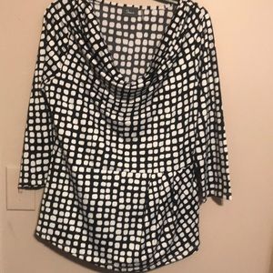 Black and white women shirt